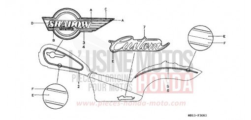MARQUE (4) VT600CP de 1993